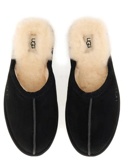 Ugg Mens Cushioned Footbed Suede Slide Slippers