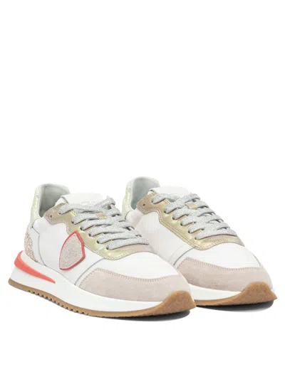 Philippe Model Tropez 2.1 Pink Vintage Trainers In Multi