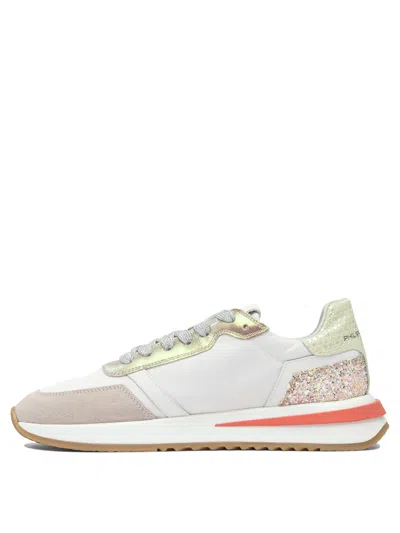 Philippe Model Tropez 2.1 Pink Vintage Trainers In Multi