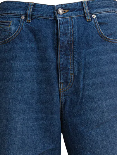 Givenchy Washed Wide-leg Jeans In Blue