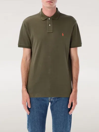 Polo Ralph Lauren Ralph Lauren Slim Fit Polo T Shirt Green In Green