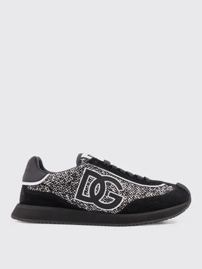 Dolce & Gabbana Dolce&gabbana Men Dg Cushion Sneakers In Black