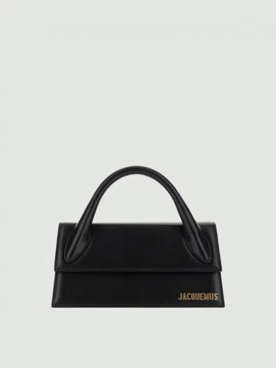 Jacquemus Shoulder Bags With Detachable Strap And Top Handle In Black
