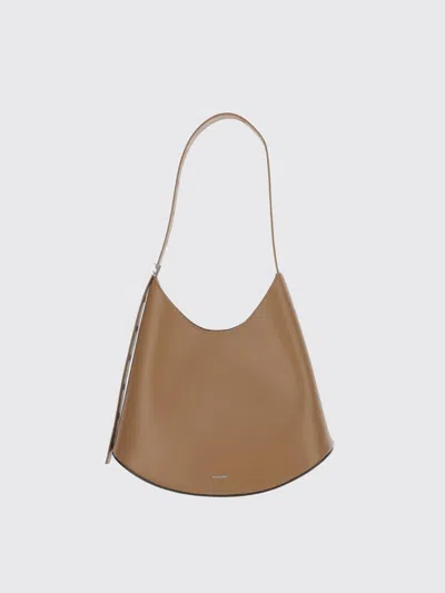 Jil Sander Women Brown Eldorado Medium Hobo Bag, Onesize Luxury Hobos For Women Darveys In Brown