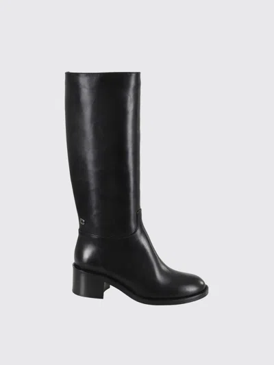 Carel Paris Women Black Leather Boots, 6.5 Luxury Boots For Women Darveys In Black