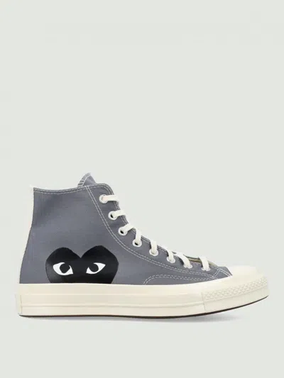 Comme Des Garçons Play X Converse X Converse High-top Trainers In Gray