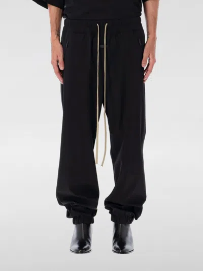 Fear Of God Black Nylon And Cotton Jogging Trousers
