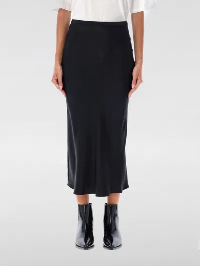 Anine Bing Flared Midi Skirt In Black