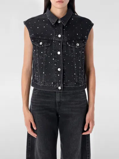 Levi's Shrunken '90s Trucker Vest In Black