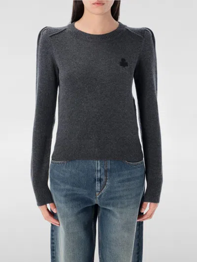Isabel Marant Étoile Isabel Marant Etoile Nasha Wool And Cotton Sweater In Gray