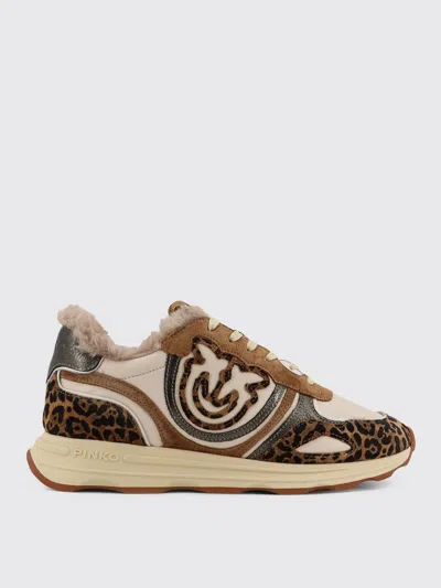 Pinko 'zoe' Sneakers In Brown