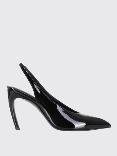 Attico ''viper'' Slingback Black In Black