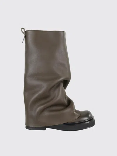 Attico Combat Robin Boots In Green