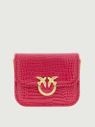 Pinko Love Bag Box Mini Shoulder Bag In Pink