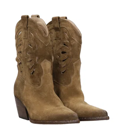 Elena Iachi Boots Camel In Brown