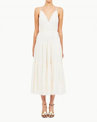 Ulla Johnson Freya Midi Dress In Pristine In Multi