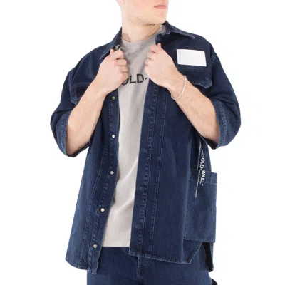 A-cold-wall* A Cold Wall Discourse Cotton Denim Shirt In Blue