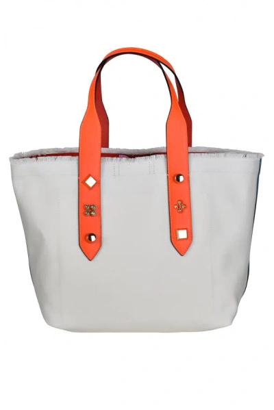 Christian Louboutin Frangibus Medium Tote Bag In White