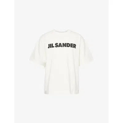 Jil Sander White Cotton T-shirt