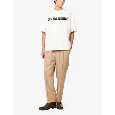 Jil Sander White Cotton T-shirt