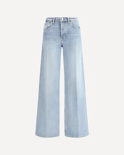 Re/done Wide Leg Jeans In Blue