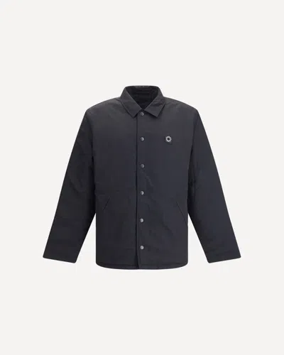 Kenzo Black Nylon Reversible Jacket In Black