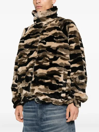 迷彩印花夹克
