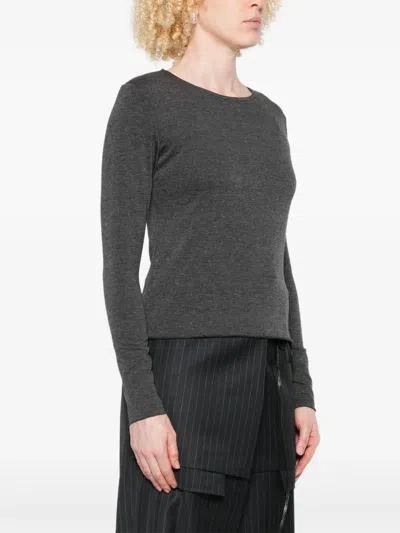 Uli Schneider Longsleeve T-shirt In Gray