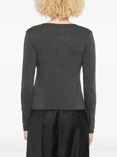 Uli Schneider Longsleeve T-shirt In Gray