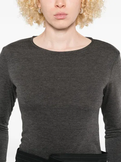 Uli Schneider Longsleeve T-shirt In Gray