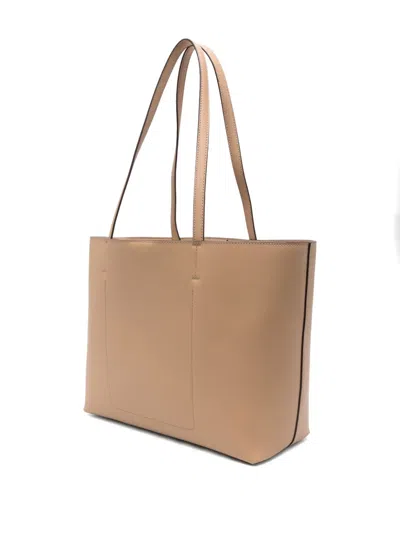 Dkny Medium Logo-plaque Tote Bag In Neutral