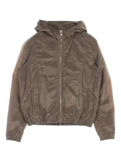 Pre-owned Dior X Kenny Scharf 2000s Zip-up Hooded Jacket In Brown