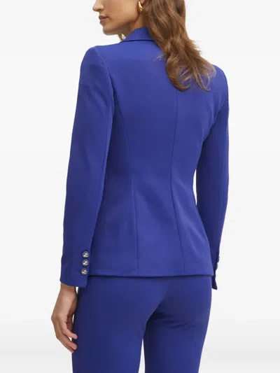 Luisa Spagnoli Single-button Pocket Blazer In Blue
