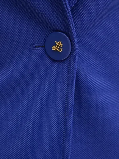 Luisa Spagnoli Single-button Pocket Blazer In Blue