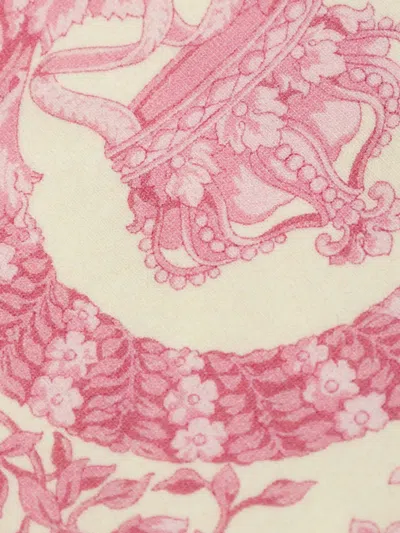 Versace Patterned Leggings In Pink