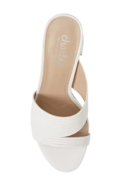 Charles By Charles David Rhythmic Sandal In White