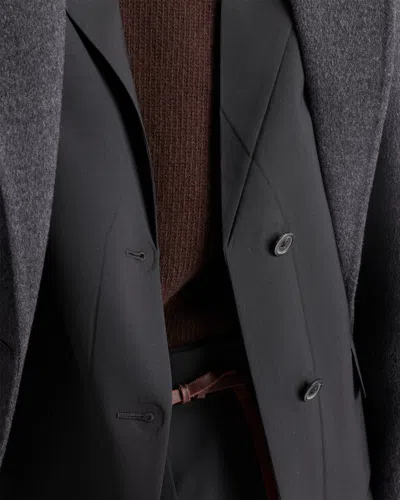 Prada Single-breasted Jacket In Superfine Wool In Black