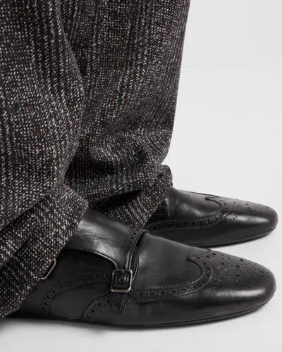 Prada Shuffle Monk Shoes - Men's - Calf Leather In Black