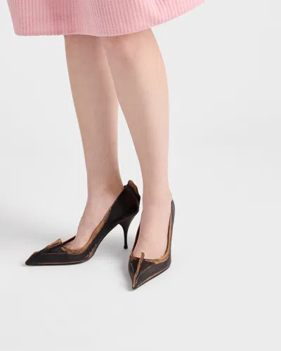 Prada Decolette In Animal Print