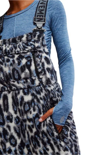 Free People Hit The Slopes Fleece Overalls