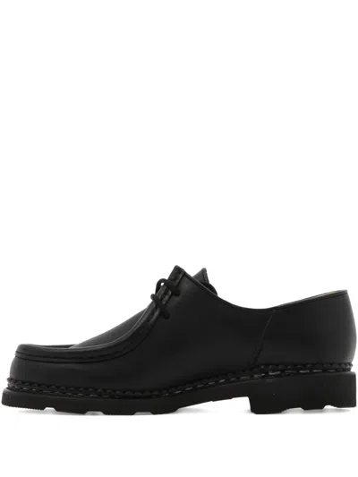 Paraboot Michael Leather Lace-up Derbies In Black