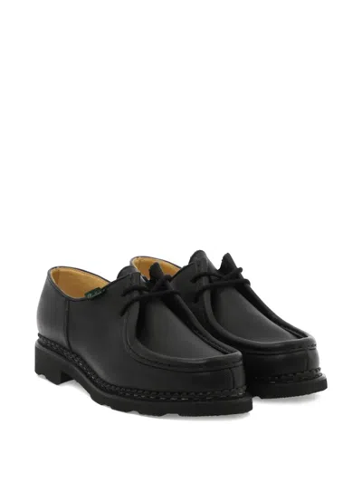 Paraboot Michael Leather Lace-up Derbies In Black