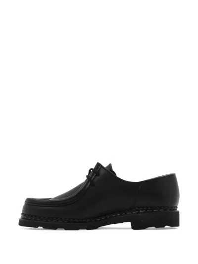 Paraboot Michael Leather Lace-up Derbies In Black