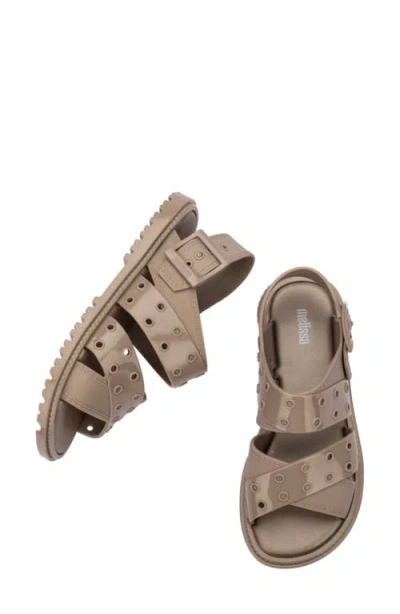 Melissa Lock Sandal In Neutral