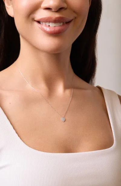 Bony Levy Diamond Heart Pendant Necklace In Silver