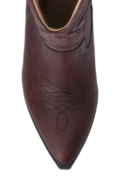 Journee Collection Womens Chantry Stacked Heel Dress Boots In Burgundy