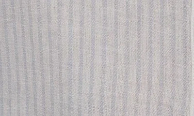 Dkny Jeans Oversize Linen Blend Crop Button-up Shirt In White