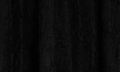 Alice And Olivia Alice + Olivia Maris Halter Neck Lace Tank In Black