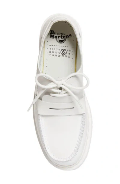 Mm6 Maison Margiela Mm6 By Maison Margiela 1461 Penton Lace-up Shoes In White