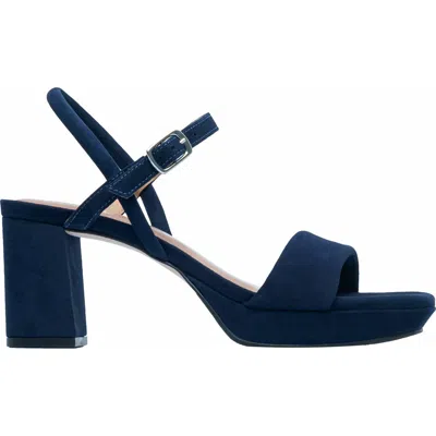 Bernardo Footwear  Canto Platform Sandal In Blue